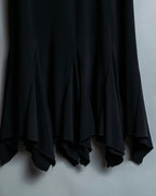 mermaid black unisex skirt