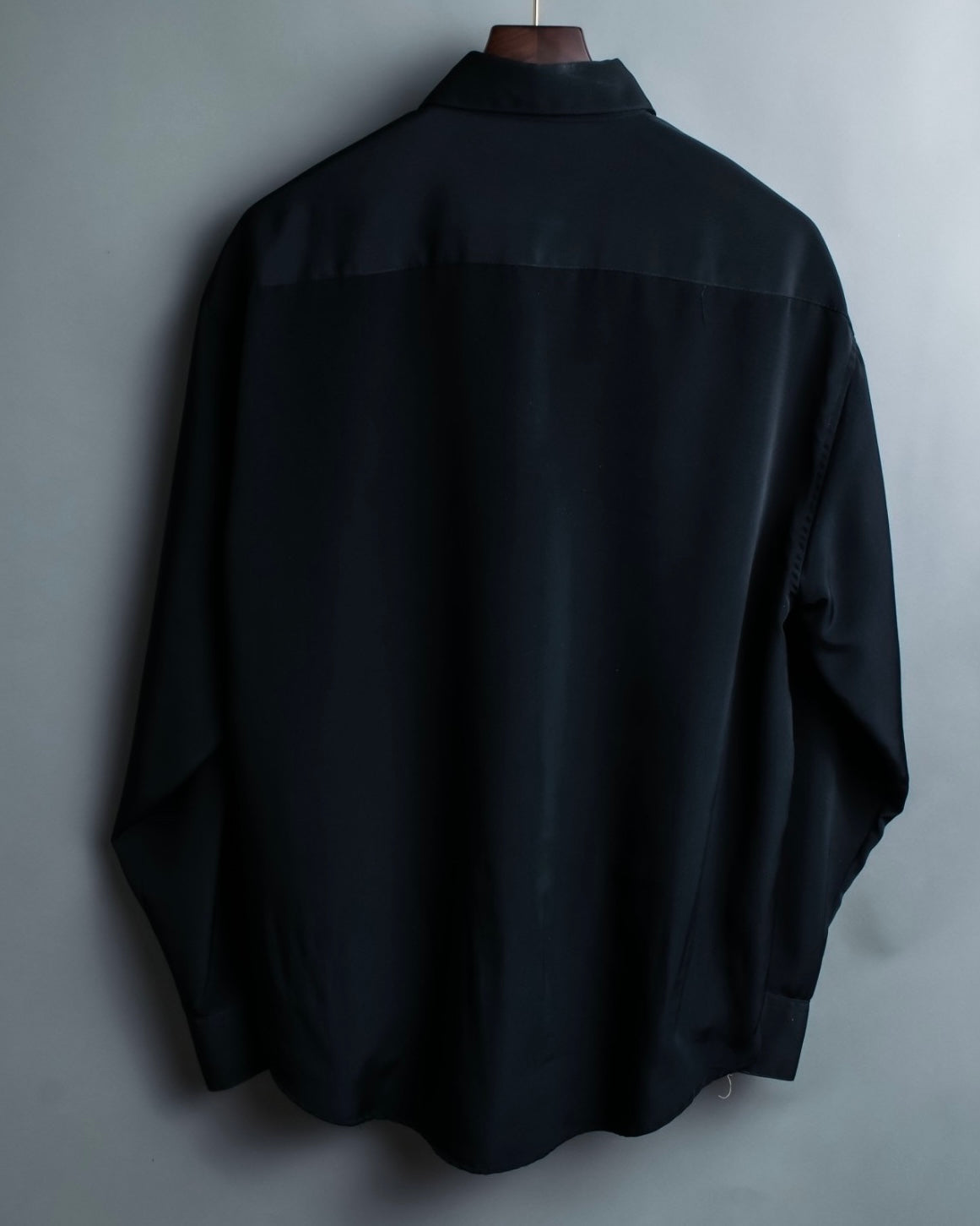black smooth texture shirt