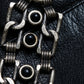 black stone long chain belt