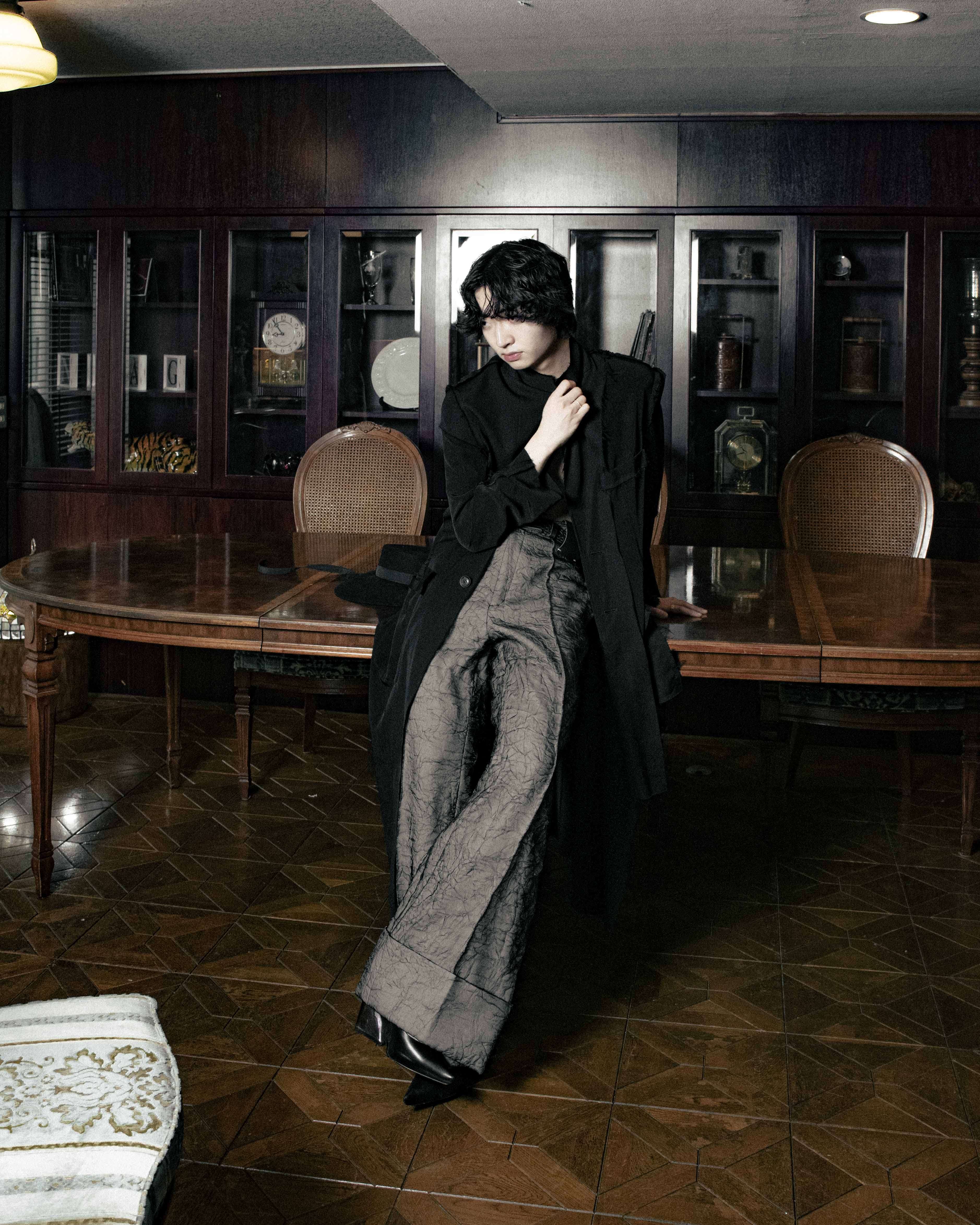 【Ver.Sheer Layered】OMNIPRESENT CUFFED SLACKS 【受注生産】