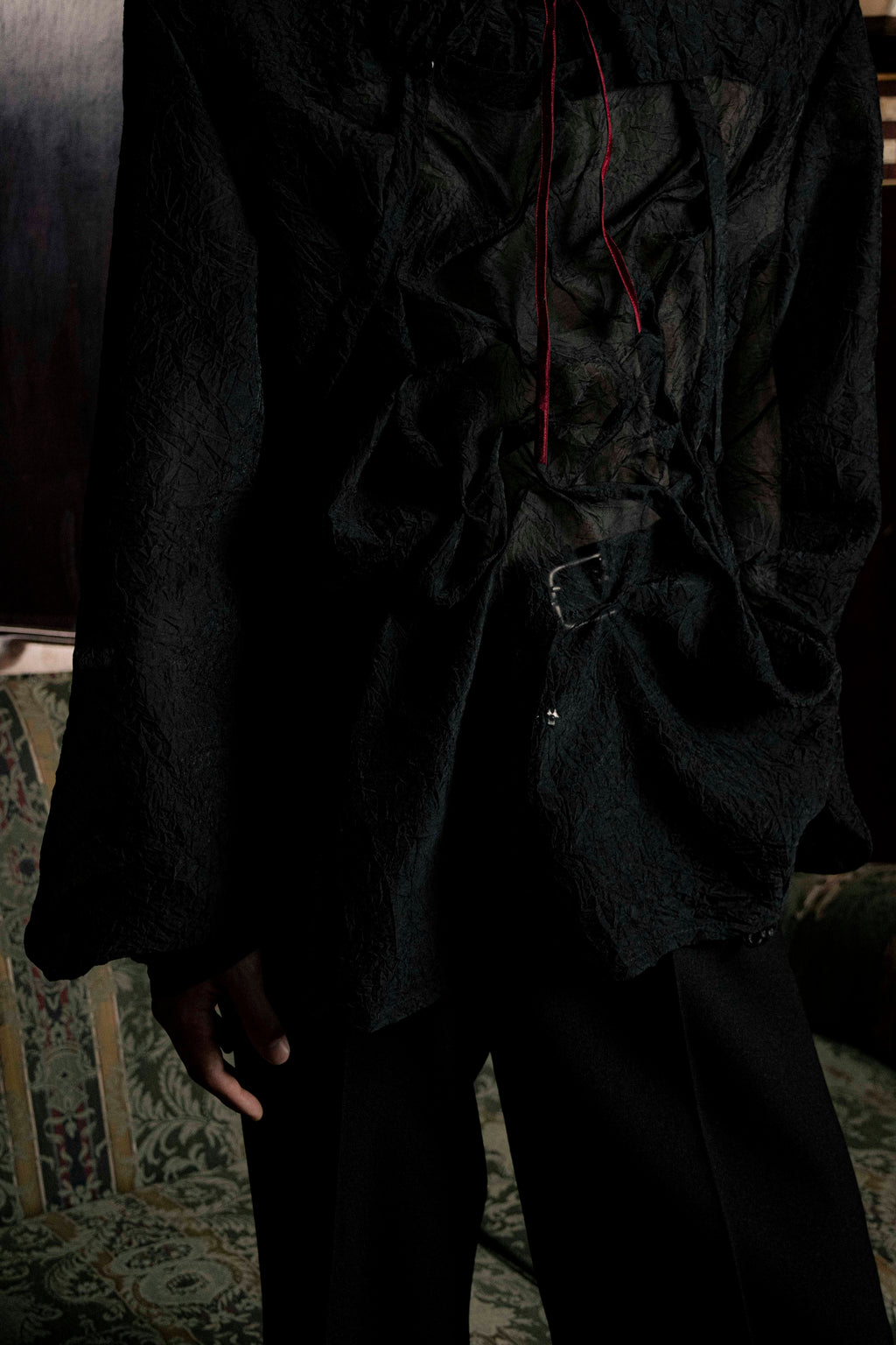 [Ver. Shear Washer Processing] Rhombus 3way dress shirt [Made to order] 