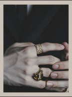 -SPECIAL- “CHANEL“ 2021 AW Pearl quilted CC ring