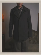 -SPECIAL- “Maison Martin Margiela” 2011-2014 Short wool blend chesterfield coat