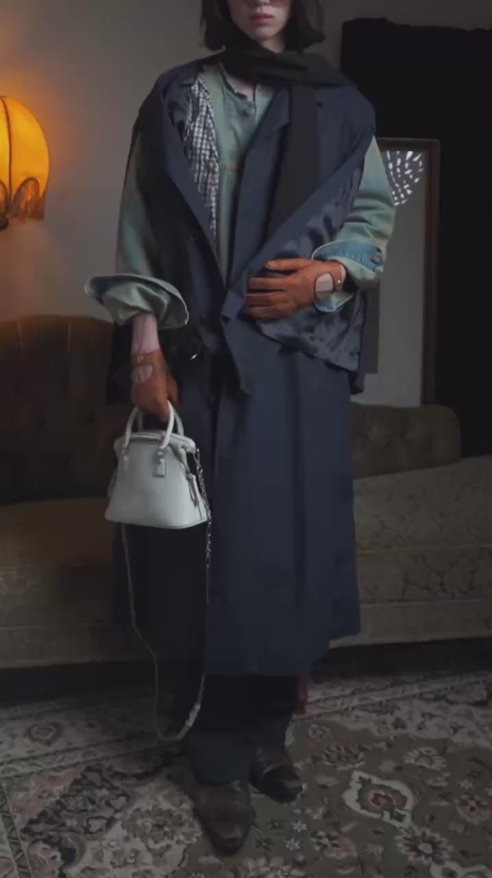 -ESPECIAL- "Maison Margiela" Chaqueta de mezclilla 20SS con diseño de acoplamiento