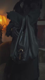 -SPECIAL- “LOEWE” Calle oversized padlock leather bag