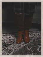 -SPECIAL- “Ralph Lauren” 2010’s-20’s Sareena washed vachetta long boots