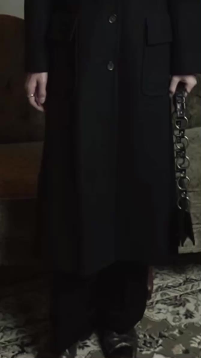 -SPECIAL- "YVES SAINT LAURENT"
00's Tom Ford period stacked ring design horizontal leather bag