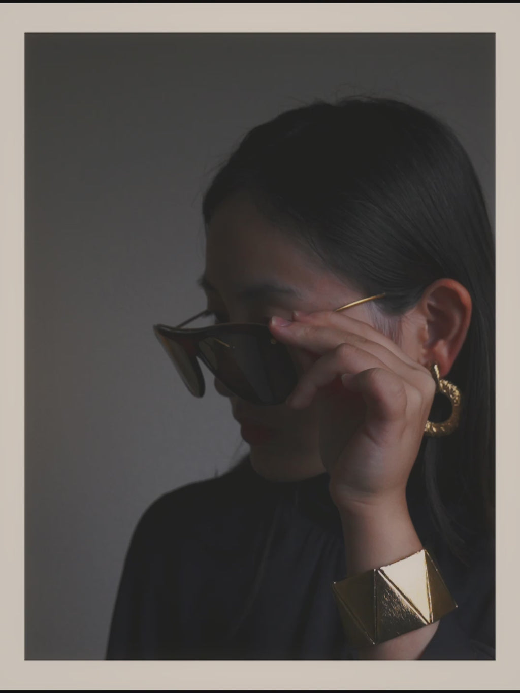 –SPECIAL– "GUCCI" 70's-80's Oversized aviator sunglasses