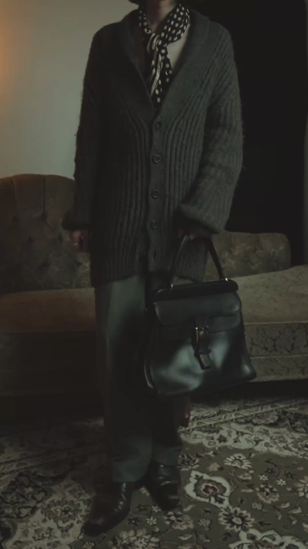 -SPECIAL- "BOTTEGA VENETA"
00's-10's Thomas Mayer period shawl collar cardigan