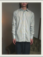 -SPECIAL- "Dior" 00's-10's Fine pinstripe concealed placket dress shirt