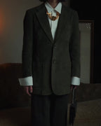 -SPECIAL- "GUCCI" 90’s Tom ford design suede tailored jacket