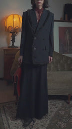 –SPECIAL– "Christian Dior"
98SS fringed peak lapel double breasted jacket