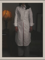 -SPECIAL- “THOM BROWNE” 2010’s tricolor grosgrain oxford shirt dress