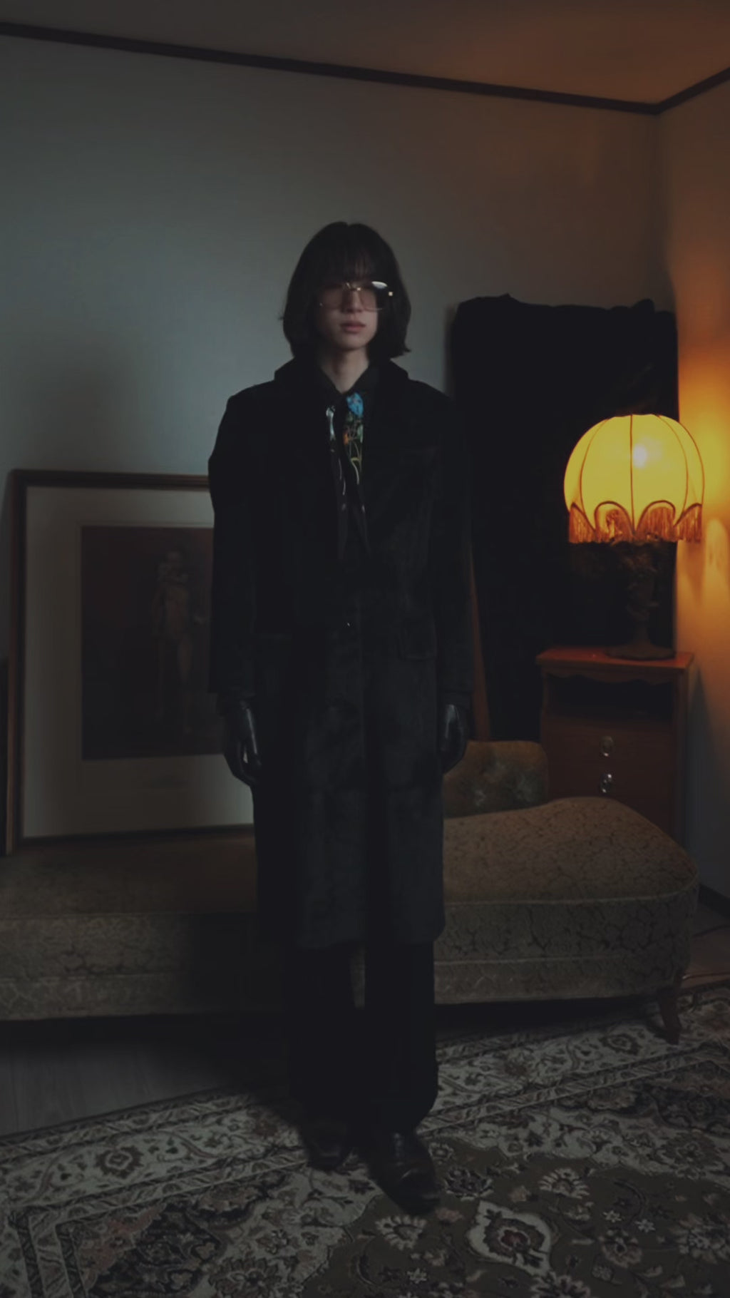 -SPECIAL- "Salvatore Ferragamo"
90's-00's A neat silhouette 100% lapin fur coat