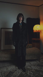 -SPECIAL- "Salvatore Ferragamo"
90's-00's A neat silhouette 100% lapin fur coat