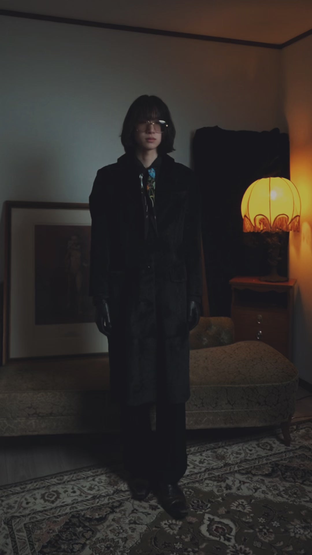 -SPECIAL- "Salvatore Ferragamo"
90's-00's A neat silhouette 100% lapin fur coat