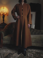 -SPECIAL- "Christian Dior" 80's-90's
Shaped flare silhouette collarless coat