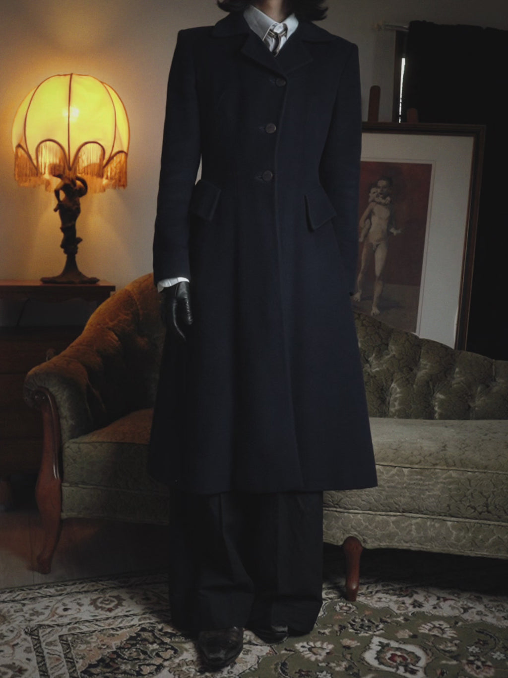 -SPECIAL- "HERMÈS Paris" 1978–1981 Atelier Prêt-à-Porter Cashmere Coat