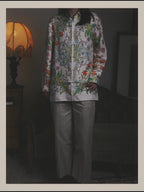 -SPECIAL- “GUCCI” 2015-2022 Botanical printed silk shirt