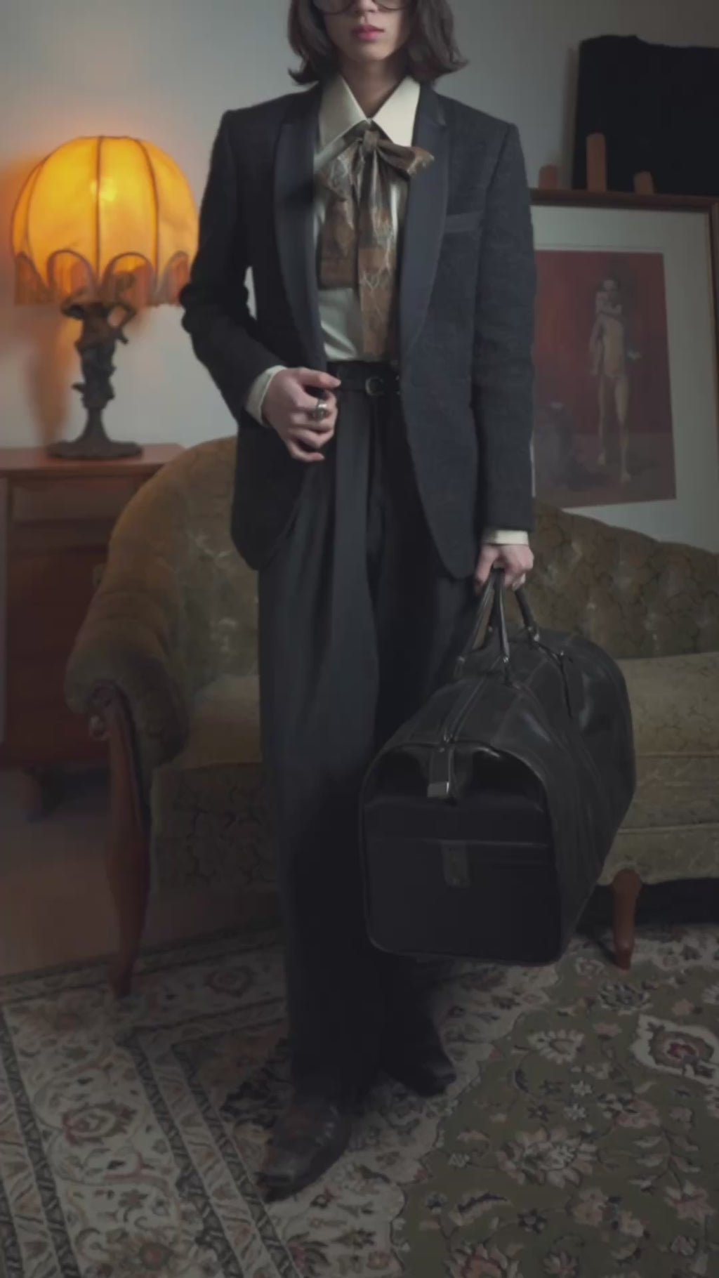 –SPECIAL– "JUNYA WATANABE COMME des GARÇONS MAN" 2015AW mohair blend satin shawl lapels jacket