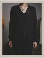 -SPECIAL- “HERMES” 00’s Cashmere cardigan and sleeveless knit twin set