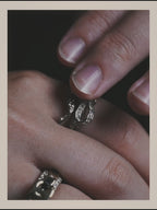 -SPECIAL- "CHANEL" 10AW Sparkling rhinestone bow ring