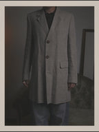 -SPECIAL- “Maison Martin Margiela” 2014SS raw-edge linen tailored jacket