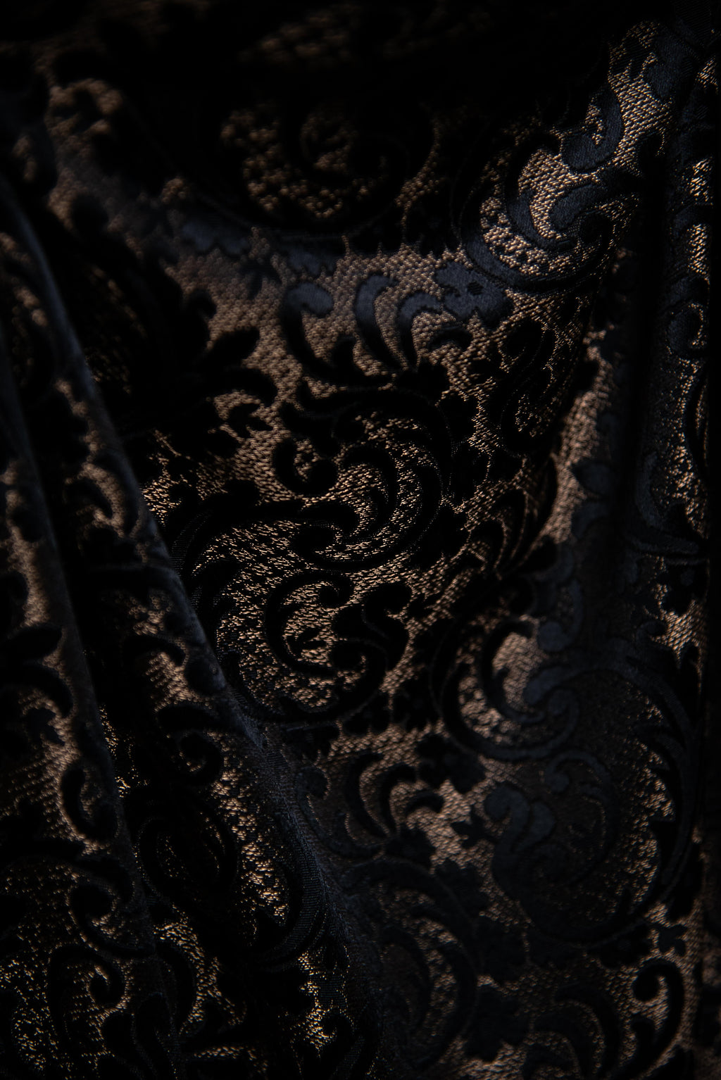 "Authority series"  Jacquard Shoulder Bag  : Gold