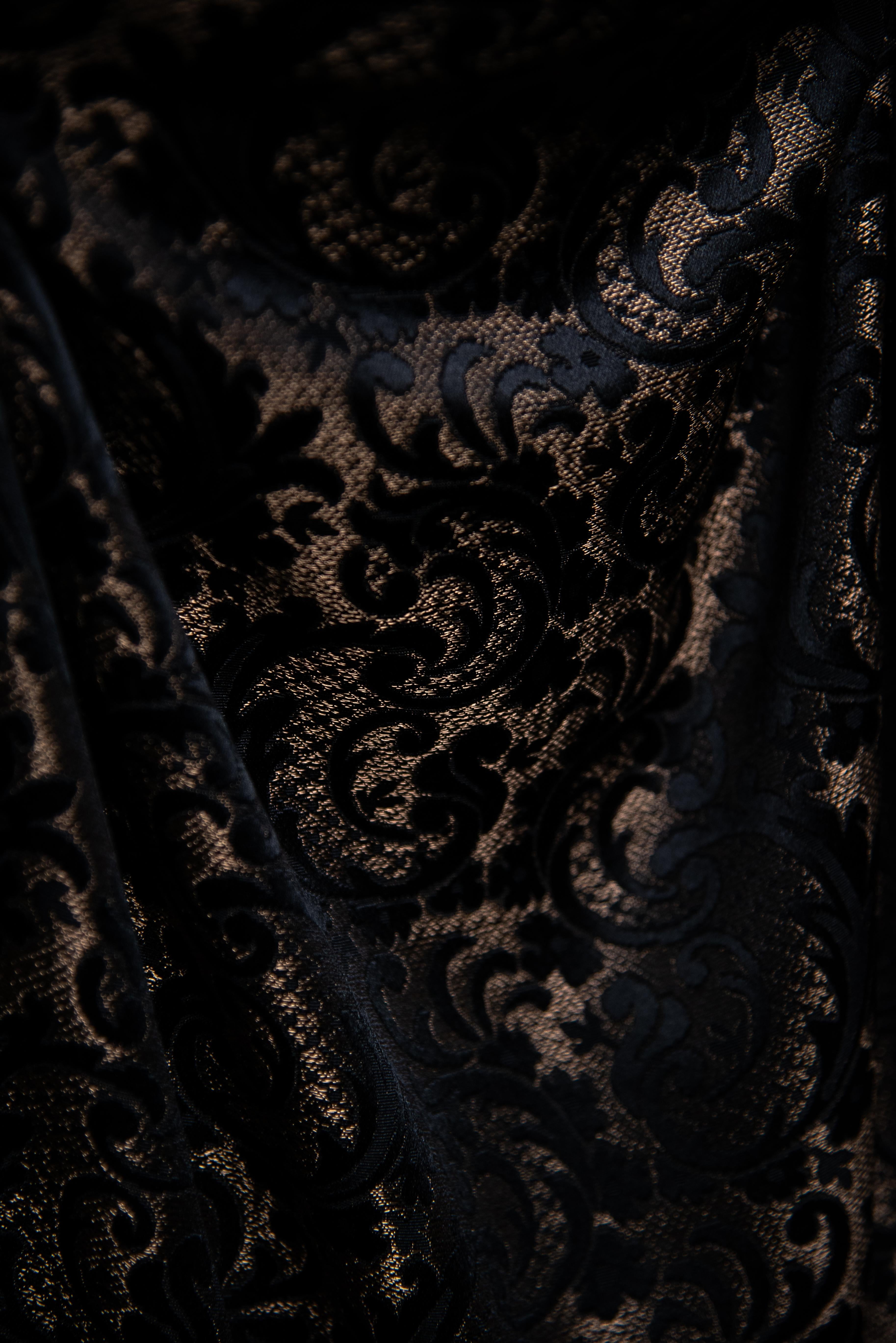 "Authority series"  Jacquard Shoulder Bag  : Gold