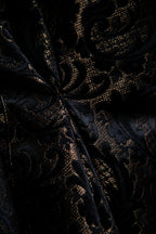 "Authority series"  Jacquard Shoulder Bag  : Gold