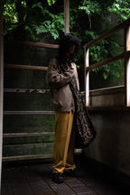 "Authority series"  Jacquard Shoulder Bag  : Gold