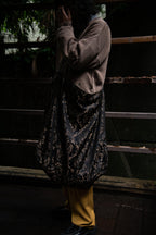 "Authority series"  Jacquard Shoulder Bag  : Gold