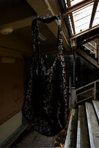 "Authority series"  Jacquard Shoulder Bag  : Gold