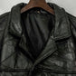 "Vera pelle" Vintage Leather Patchwork Coverall Jacket