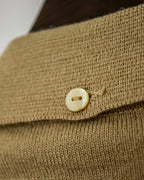 40-50s Vintage Italy Diagonal Design Knit Shirt