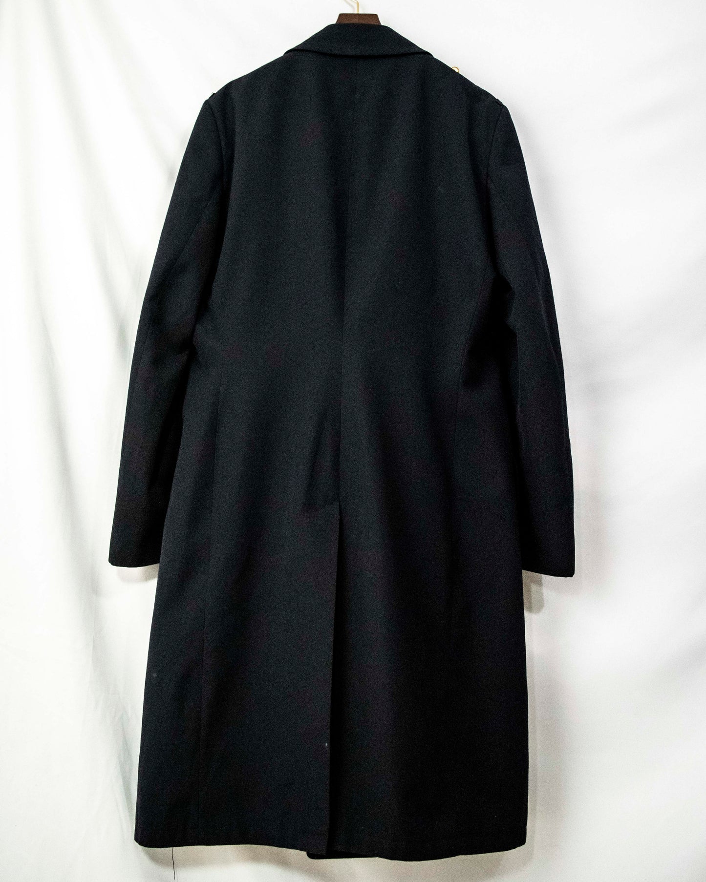 King Size Double Breasted Navy Coat