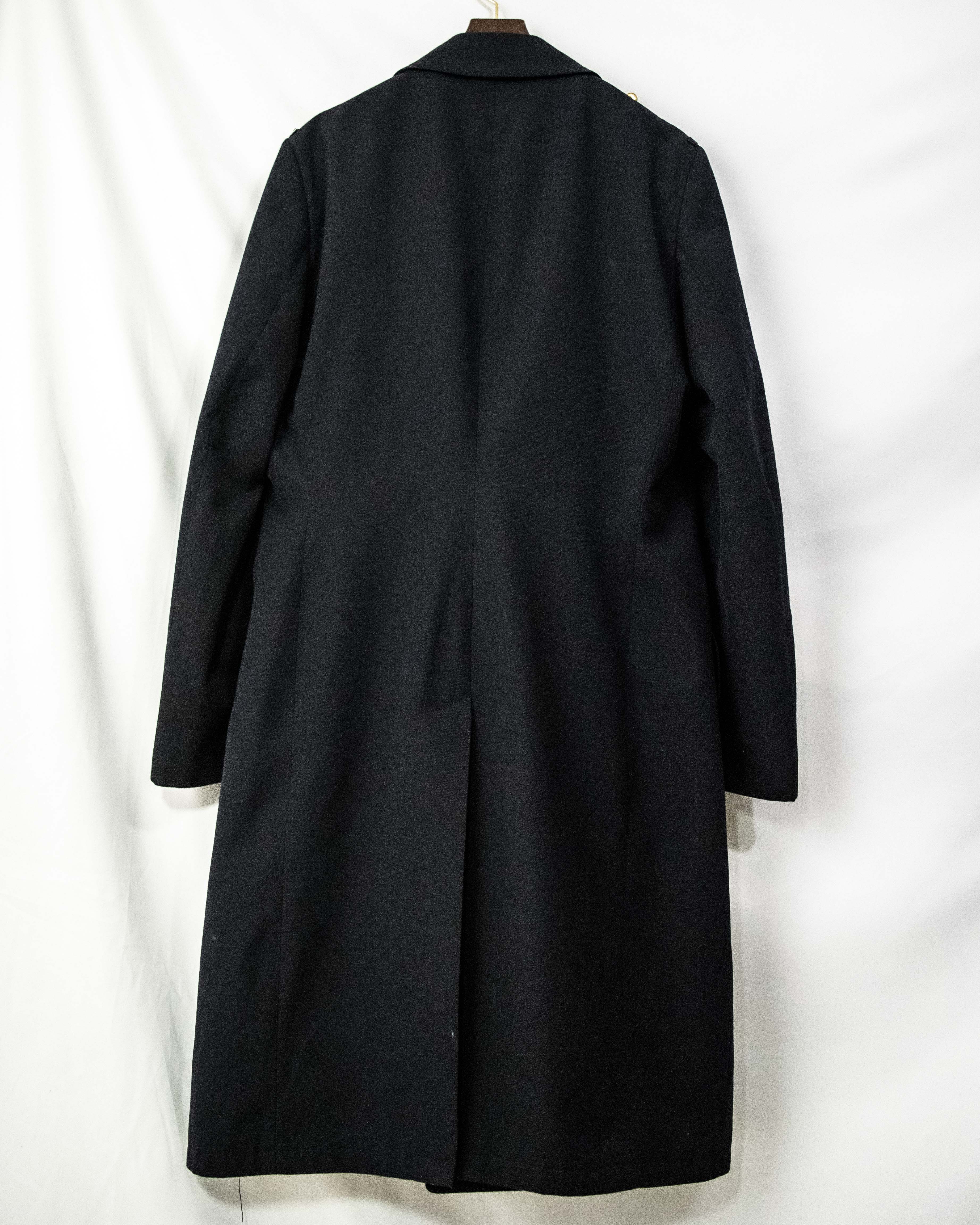 King Size Double Breasted Navy Coat