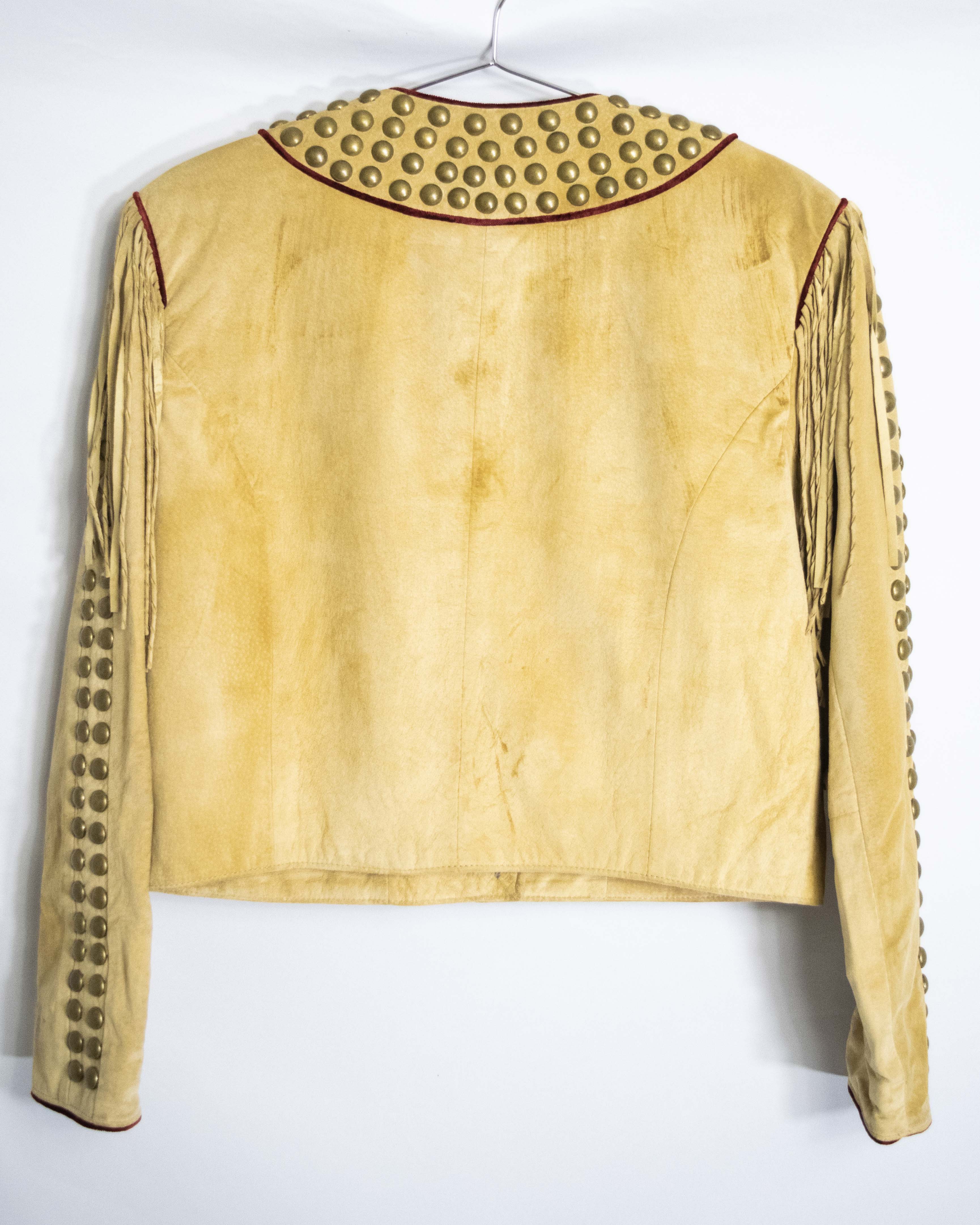 “MOOD SPECIAL”大铆钉西部皮夹克