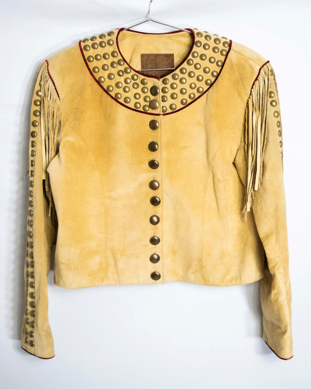 “MOOD SPECIAL”大铆钉西部皮夹克