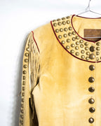 “MOOD SPECIAL”大铆钉西部皮夹克