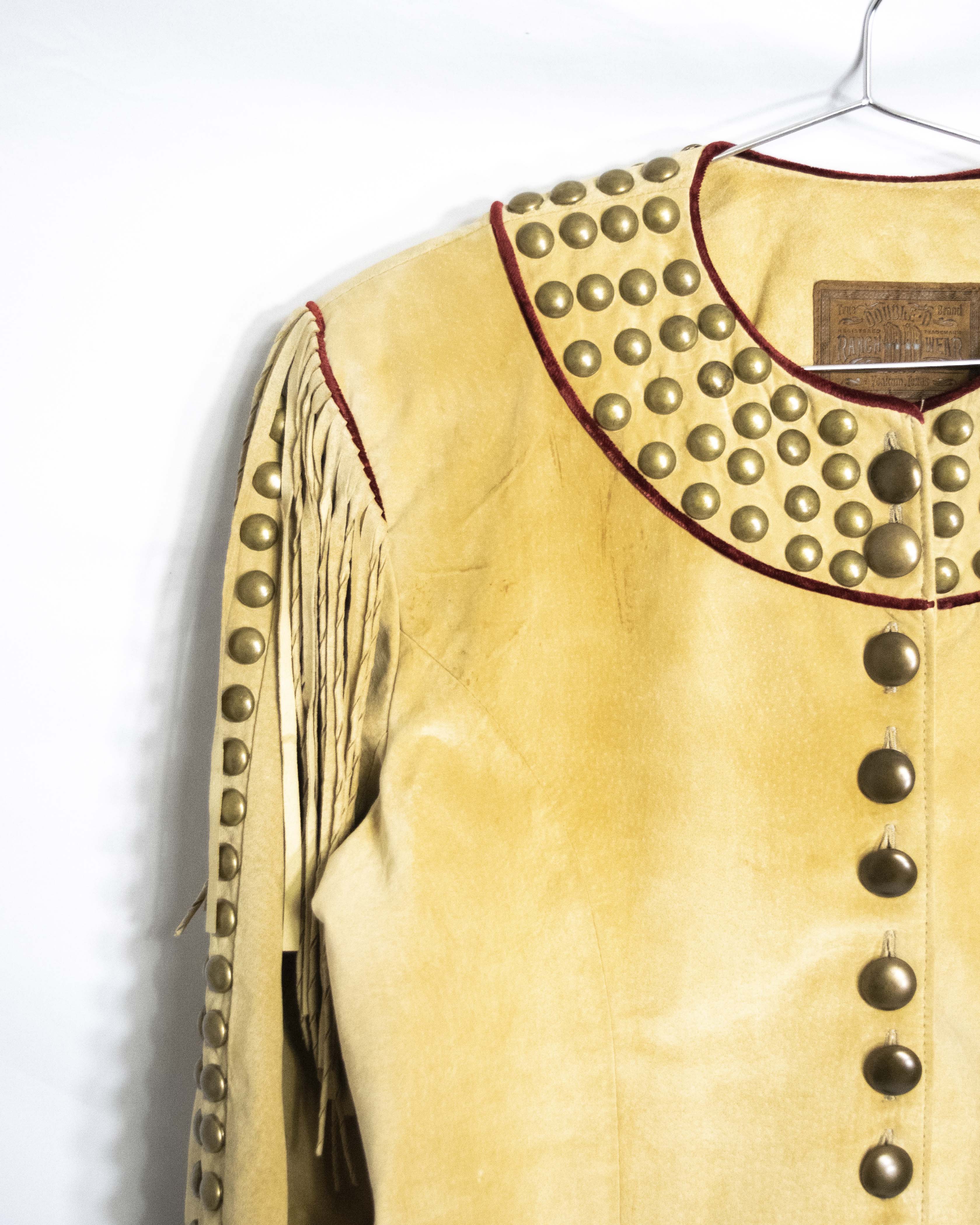 “MOOD SPECIAL”大铆钉西部皮夹克