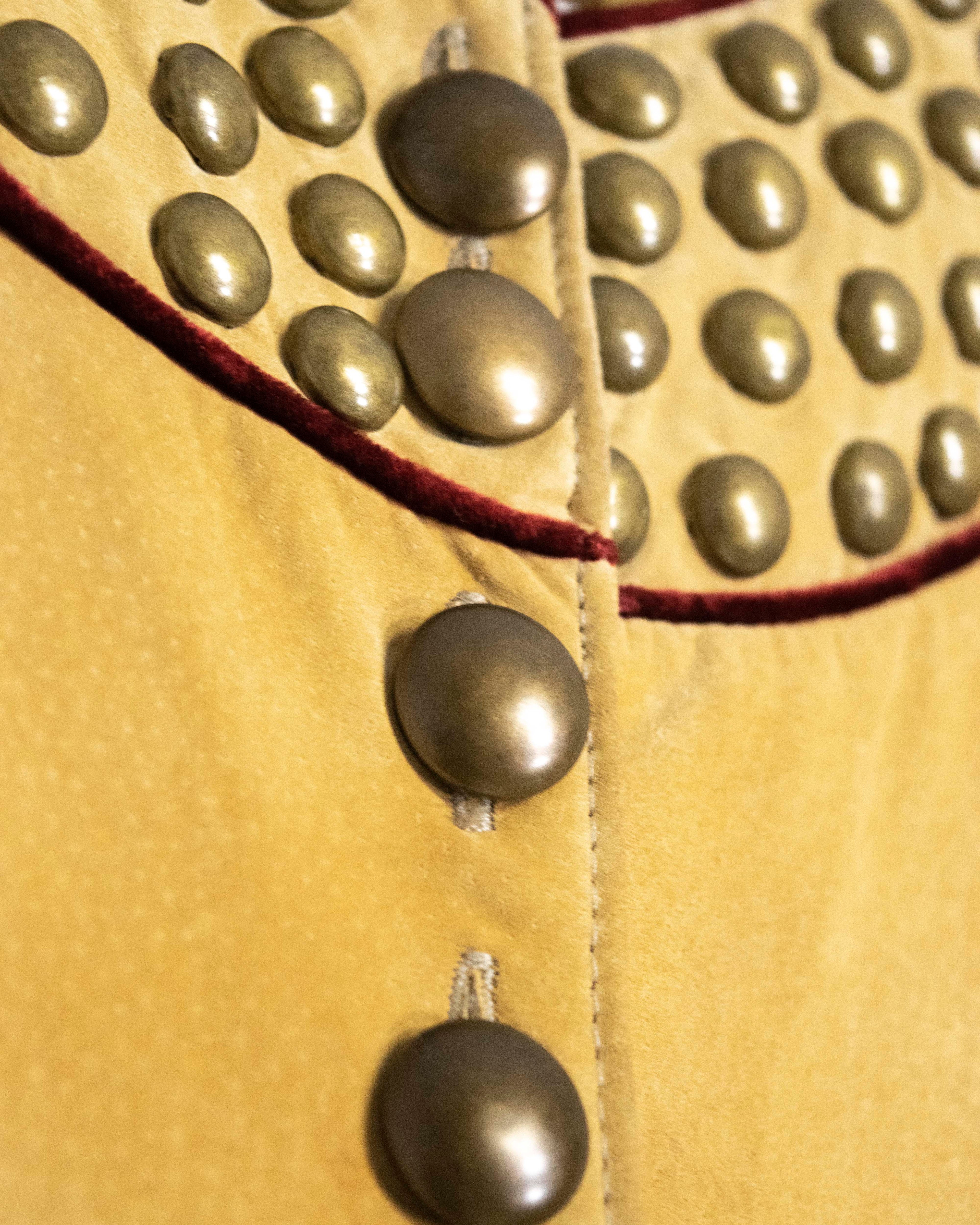 “MOOD SPECIAL”大铆钉西部皮夹克