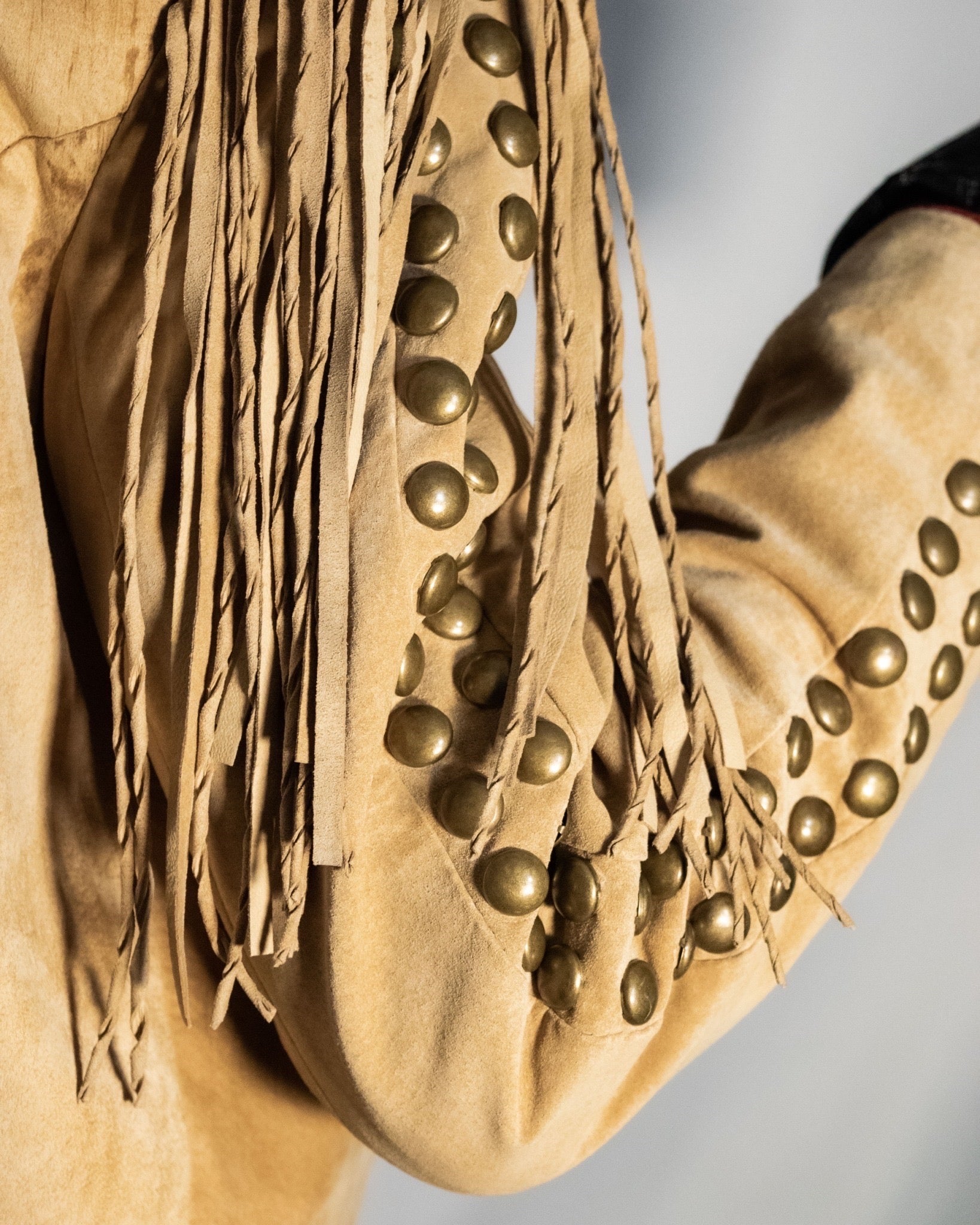 “MOOD SPECIAL”大铆钉西部皮夹克