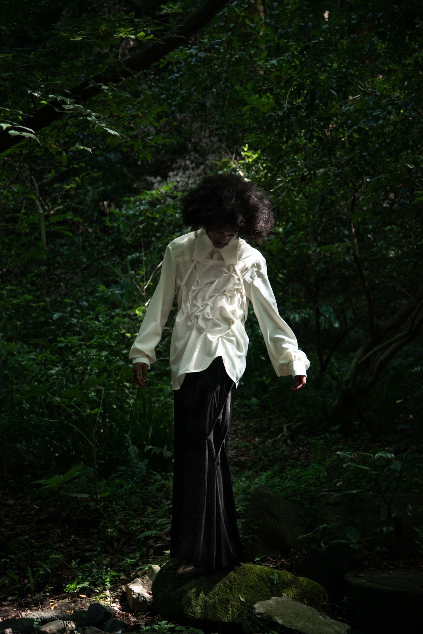 "Authority series" Rhombus stitch dress pants [Made-to-order]