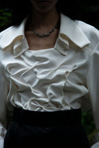 "Authority series" Rhombus 3way dress shirt 【Made to Order】