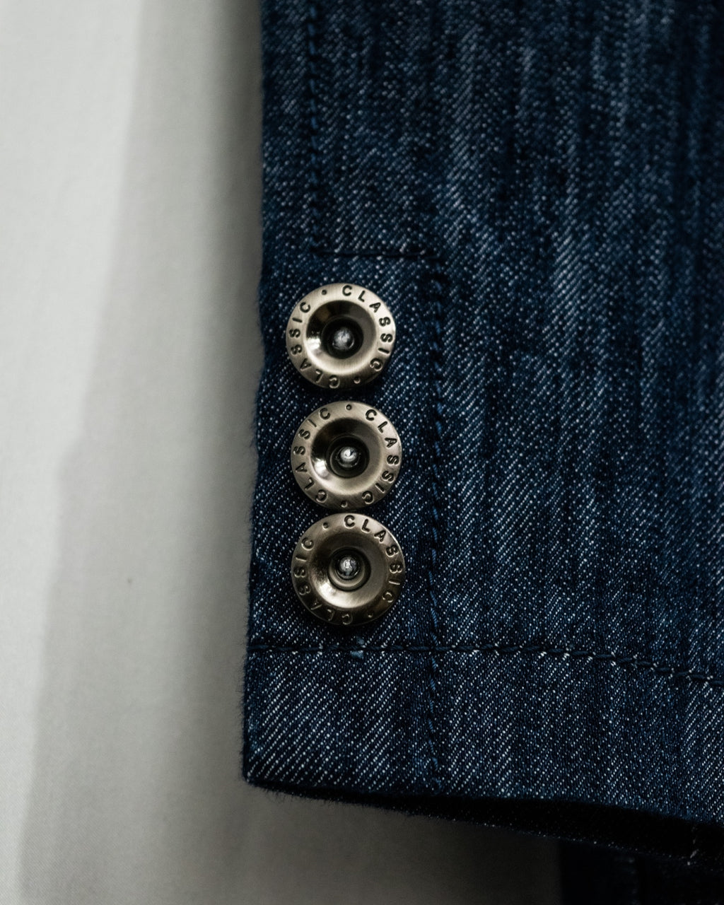 "ARMANI" Old Glossy Denim Jaket