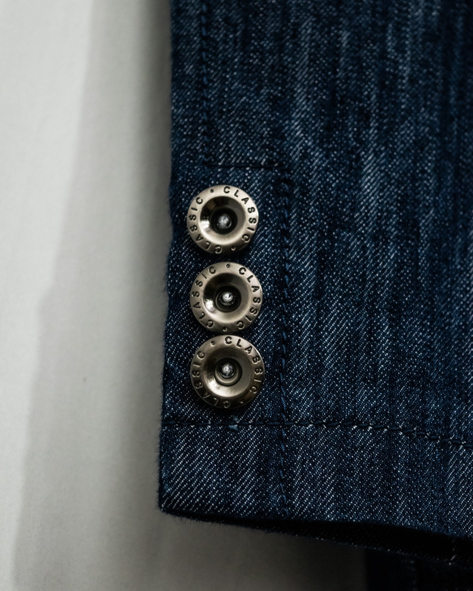 "ARMANI" Old Glossy Denim Jaket