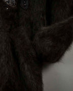 Beautiful Design Cutback Angora Cardigan