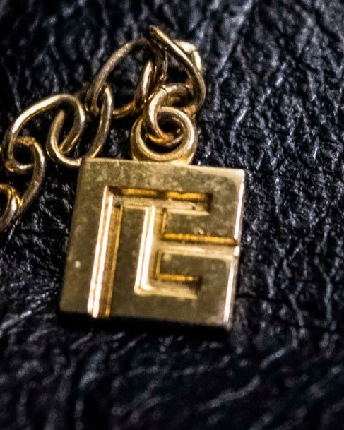 "BALMAIN" Gold Braided Necklace