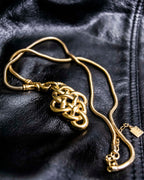 "BALMAIN" Gold Braided Necklace